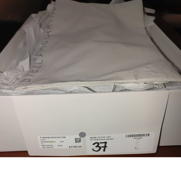 STELLA MCCARTNEY Ivy vegetarian leather over-the-knee boots. 37 - Picture 7 of 16